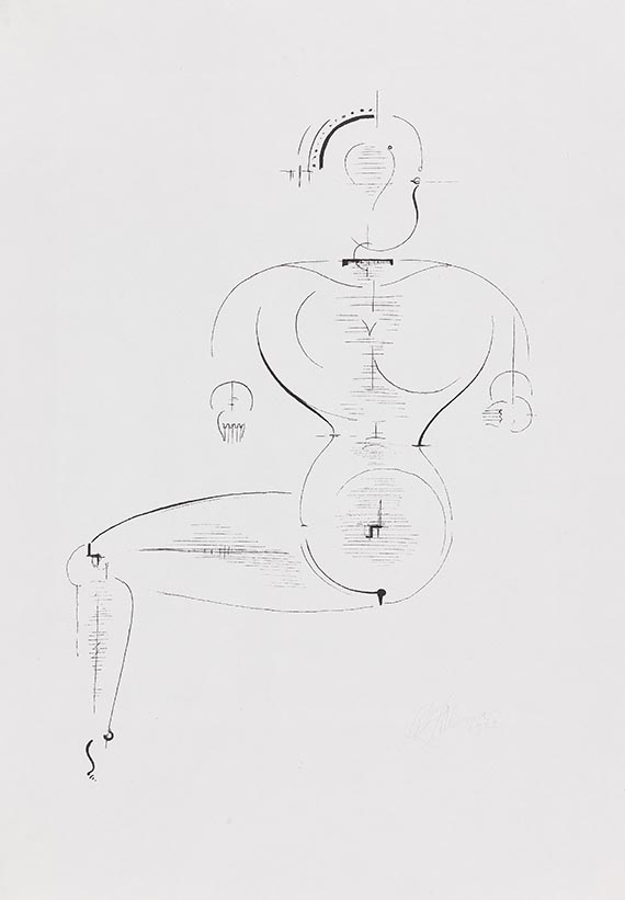 Oskar Schlemmer - Lithografie