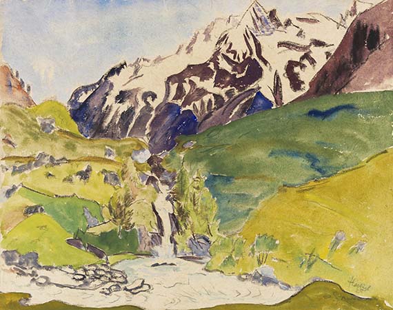 Erich Heckel - Aquarell