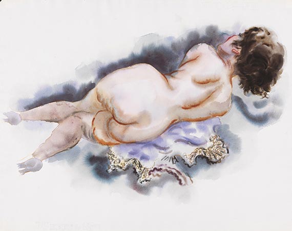 George Grosz - Aquarell