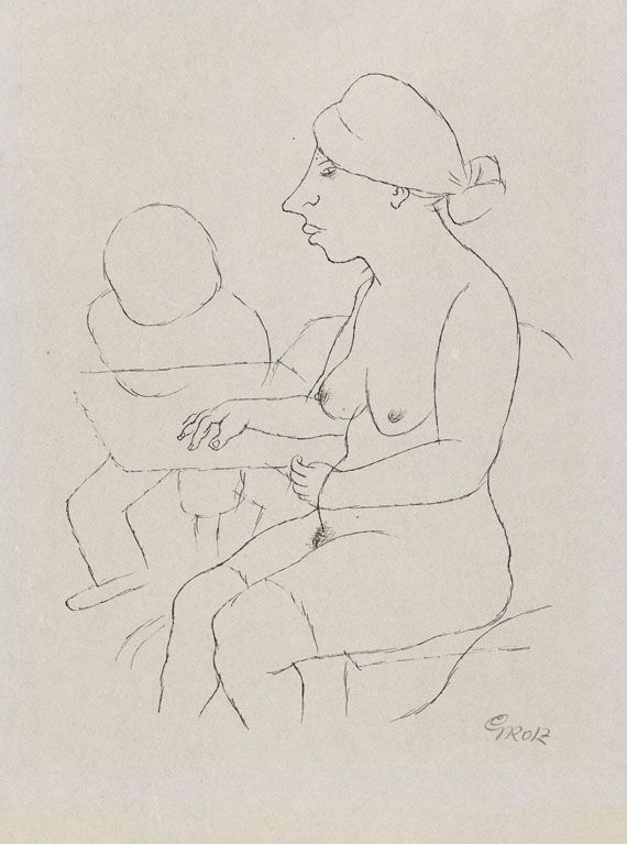 George Grosz - Tusche