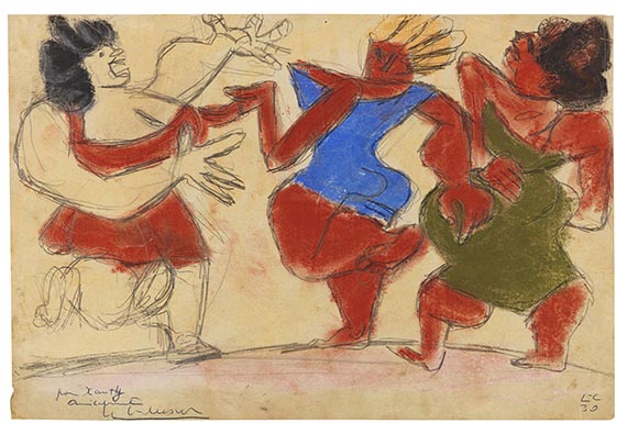 Le Corbusier - Bleistiftzeichnung
