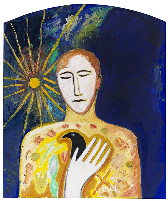Mimmo Paladino - Öl auf Leinwand