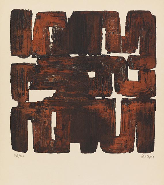 Pierre Soulages - Farbradierung