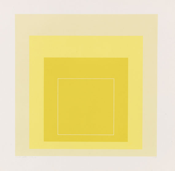 Josef Albers - Farblithografie