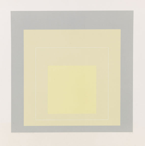 Josef Albers - Farblithografie