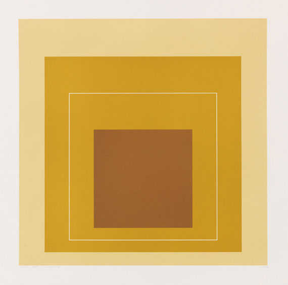 Josef Albers - Farblithografie