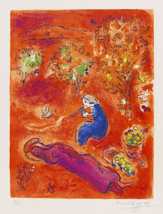 Marc Chagall - Farblithografie