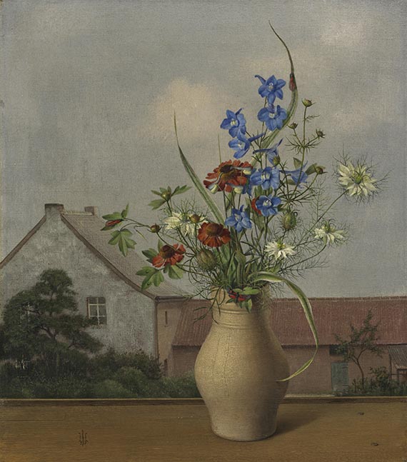 B&ouml;ttger, Herbert - &Ouml;l auf Leinwand