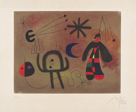 Joan Mir&oacute; - Farbaquatinta