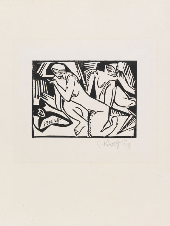 Karl Schmidt-Rottluff - Holzschnitt