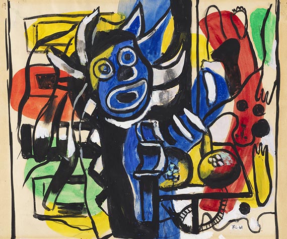 Fernand Léger - Gouache