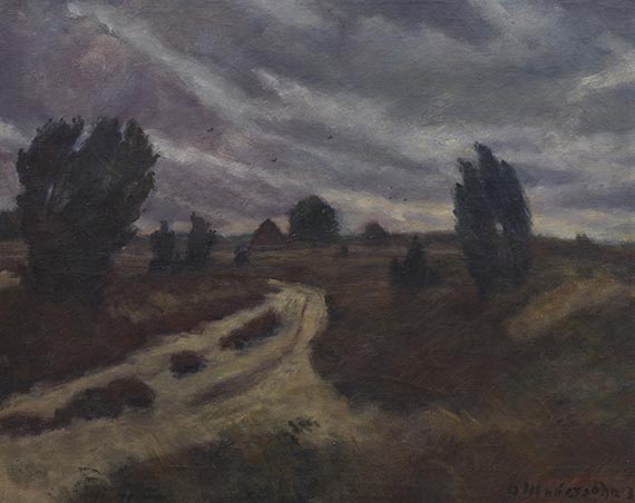 Otto Modersohn - Öl auf Leinwand