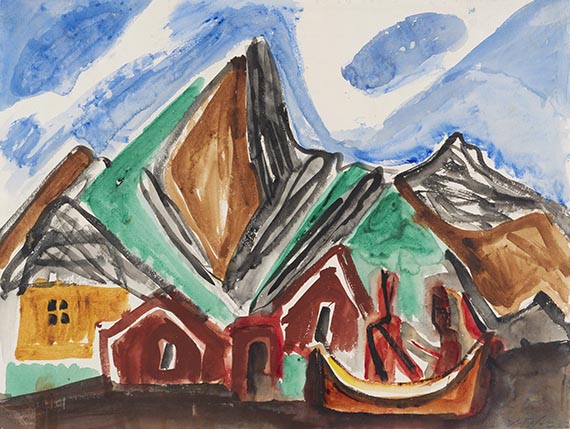 Ernst Wilhelm Nay - Aquarell