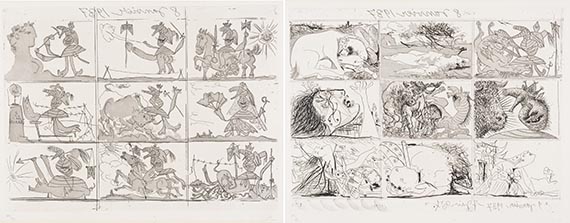 Pablo Picasso - Aquatintaradierung