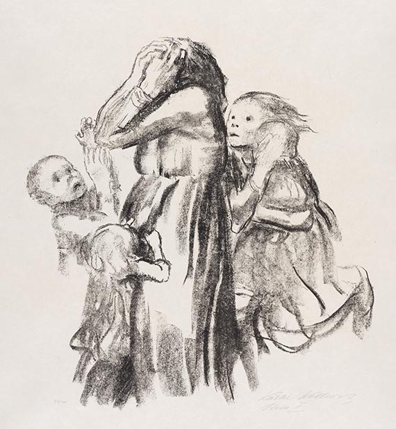 Käthe Kollwitz - Kreidelithografie