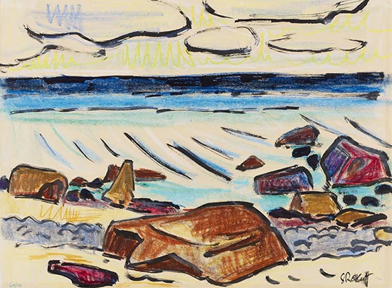 Karl Schmidt-Rottluff - Farbige Kreide