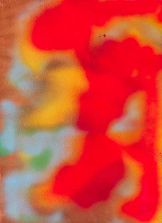 Katharina Grosse - Acryl auf Papier