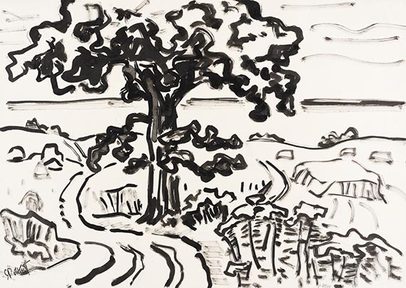 Karl Schmidt-Rottluff - Tusche
