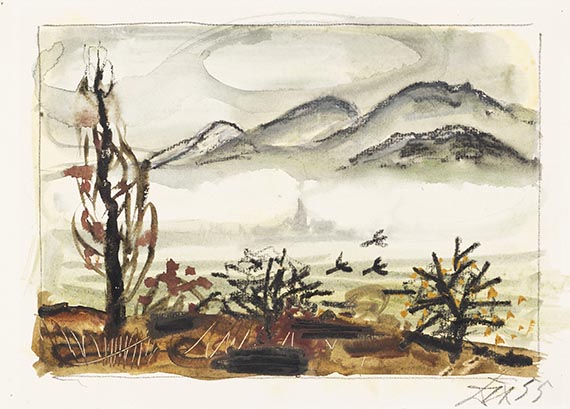Otto Dix - Aquarell