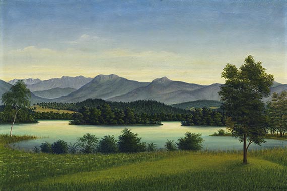 Georg Schrimpf - Öl auf Leinwand