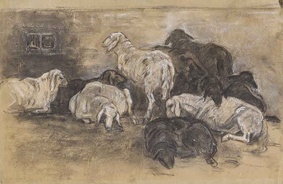 Franz Marc - Kreidezeichnung