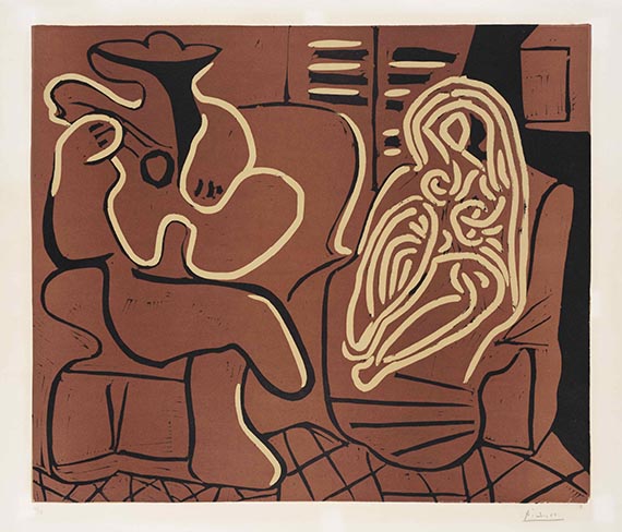 Pablo Picasso - Farblinolschnitt
