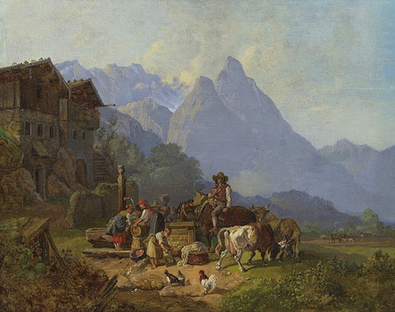 Bürkel, Heinrich - Öl auf Holz