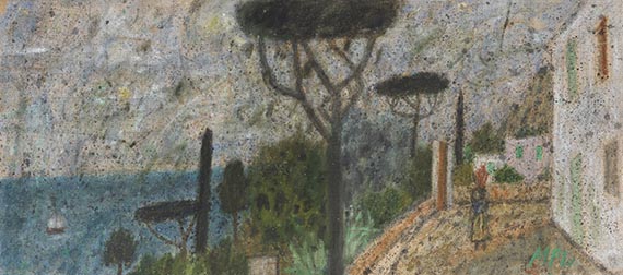 Peiffer Watenphul, Max - Landschaft bei Amalfi
