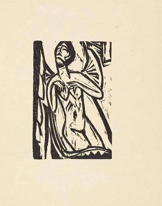 Kirchner, Ernst Ludwig - Alfred Döblin. Das Stiftsfräulein und der Tod. Eine Novelle