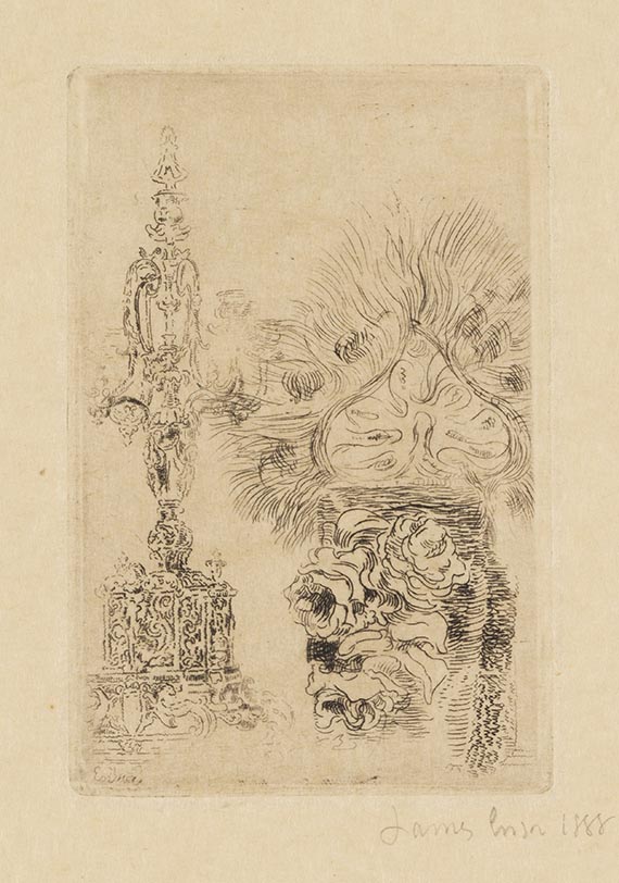 Ensor, James - Radierung