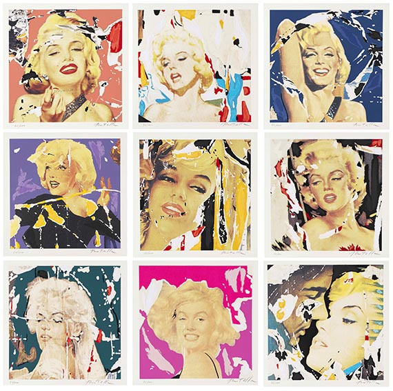 Rotella, Mimmo - Marylin, I Volti (9 Bll.)