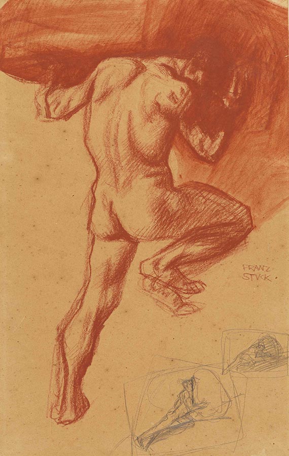 Stuck, Franz von - Studie zu Sisyphos