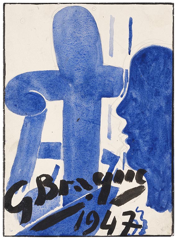 Braque, Georges - Aquarell