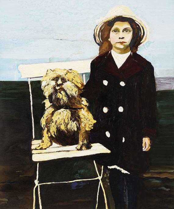 Schleime, Cornelia - M&auml;dchen mit Hund