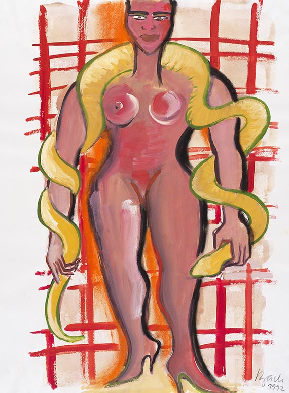 Bach, Elvira - Frau mit Schlange