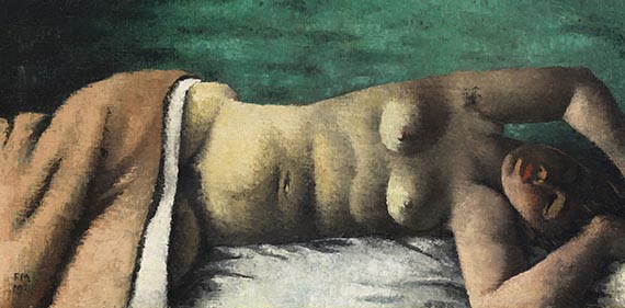 Masereel, Frans - &Ouml;l auf Leinwand