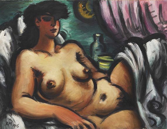 Masereel, Frans - &Ouml;l auf Leinwand