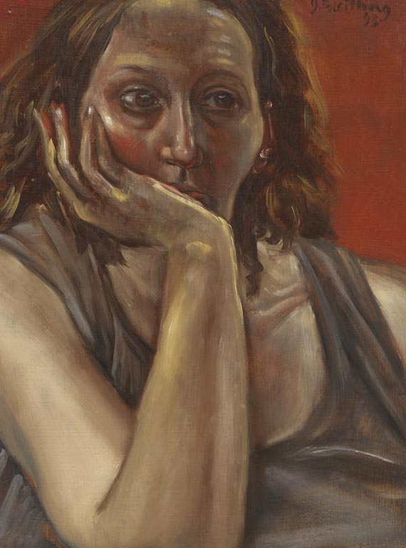 Breitling, Gisela - Sitzende mit aufgest&uuml;tzter Hand