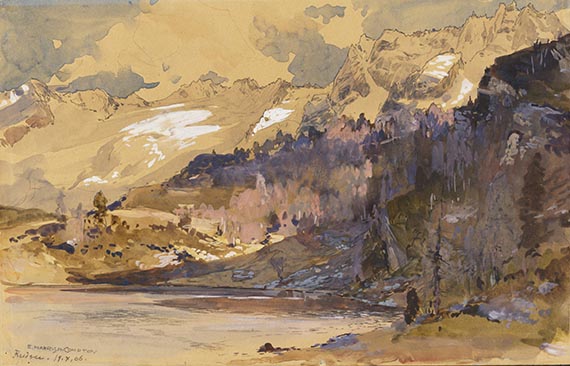 Compton, Edward Harrison - Reedsee (Gastein)