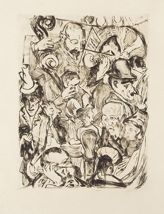 Beckmann, Max - Cafémusik