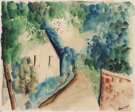 Vlaminck, Maurice de - La Maison sous les arbres