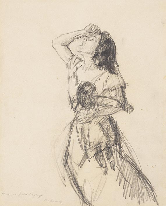 Beckmann, Max - Klagende Frau (Studie zur Kreuztragung)