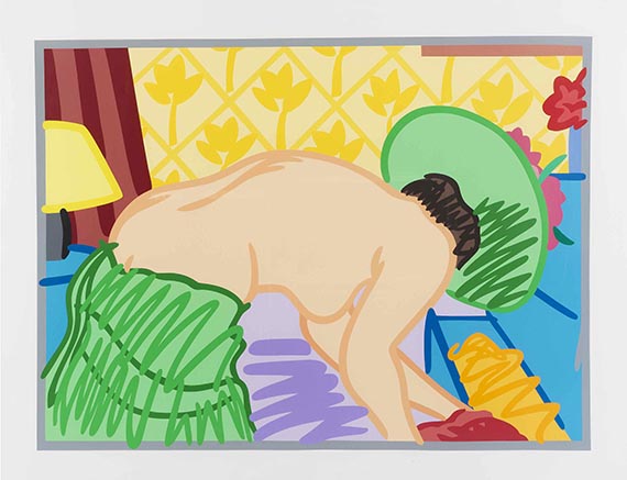 Wesselmann, Tom - Judy trying on Clothes