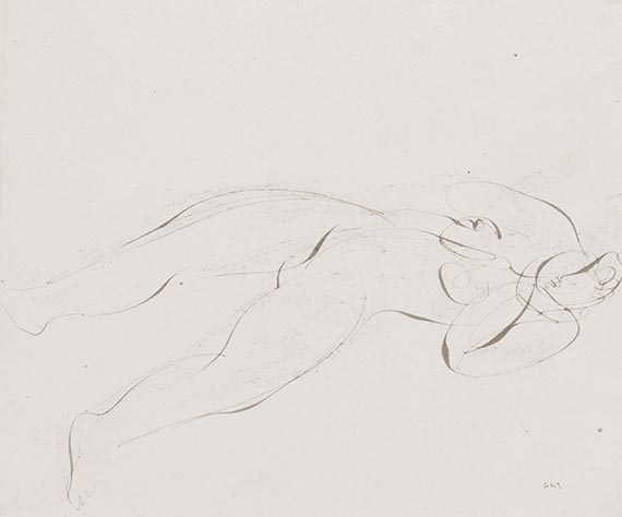 Fautrier, Jean - Tuschzeichnung