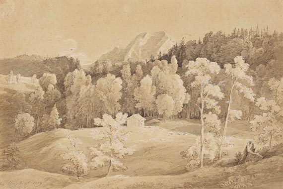 Dillis, Johann Georg von - Umkreis - Bergige Landschaft
