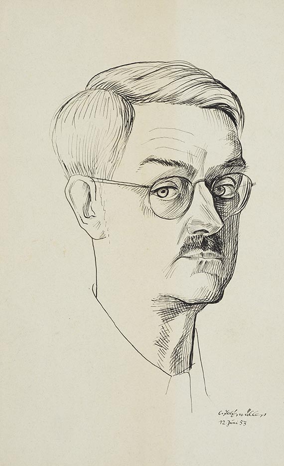 Felixm&uuml;ller, Conrad - Selbstbildnis