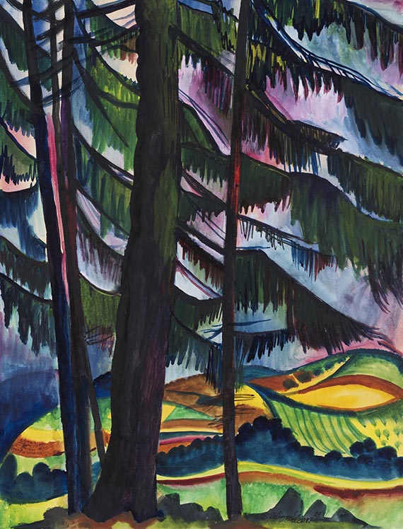 Conrad Felixm&uuml;ller - Aquarell