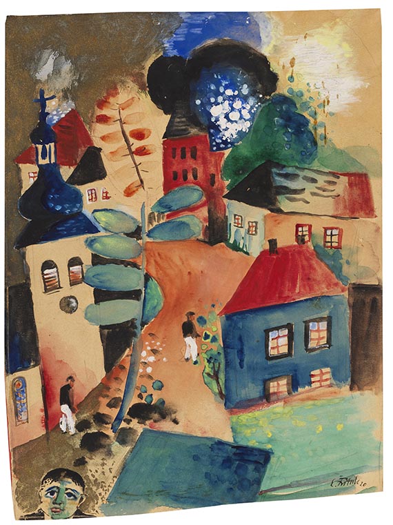 Fritsch, Ernst - Aquarell