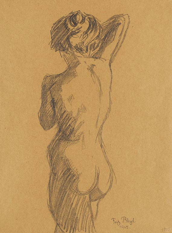 Bleyl, Fritz - R&uuml;ckenakt