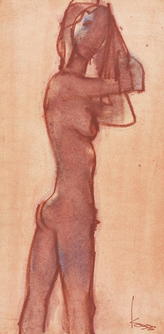 Kowalski, Ludwig Peter - Rote nackte Frau